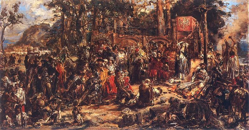 Jan Matejko Christianization of Lithuania. A.D. 1387. oil painting image